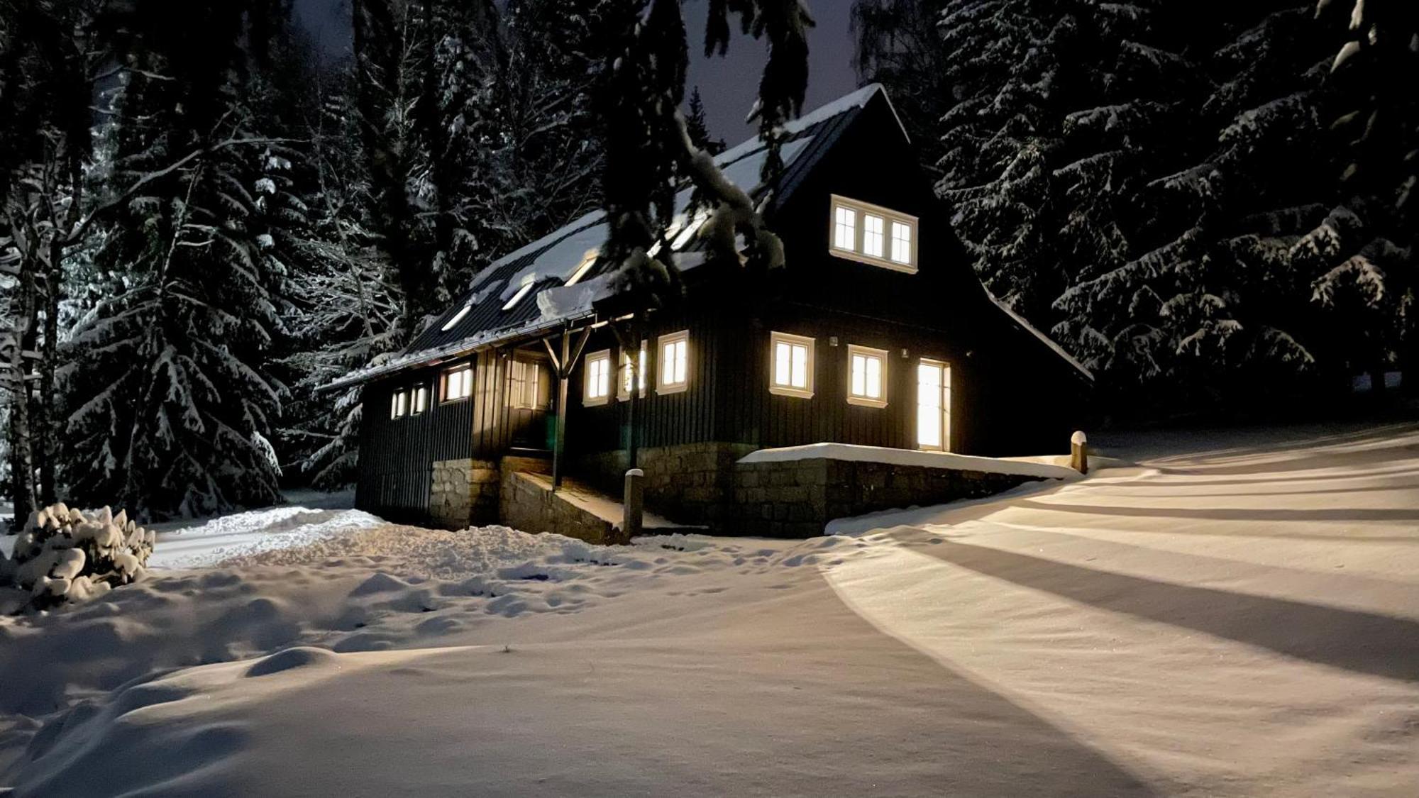 Izerina Cottage Horní Maxov エクステリア 写真
